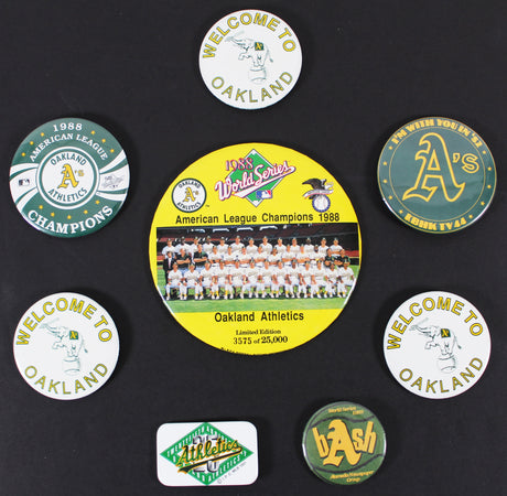 Athletics (8) Collector Pin Set Un-signed