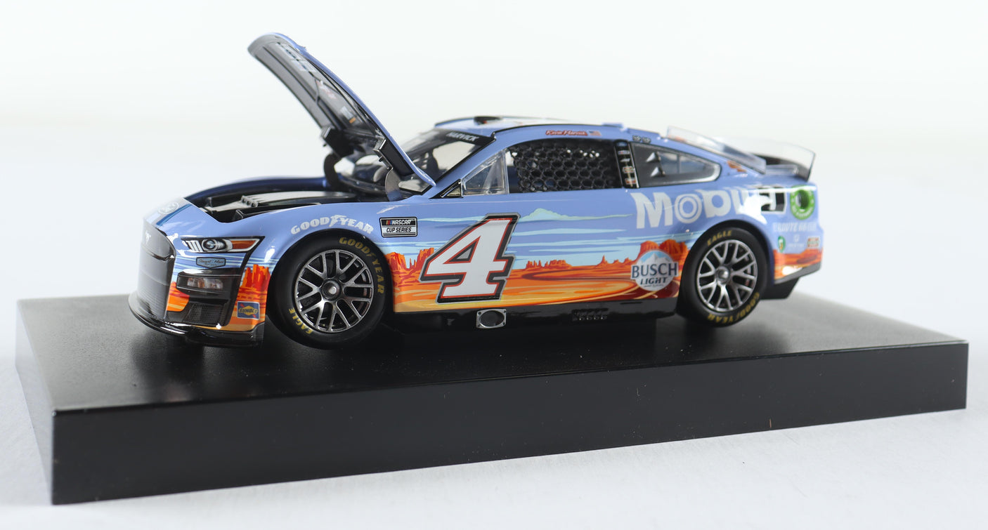 Kevin Harvick Signed 2022 #4 Mobil 1 Route 66 I 1:24 Diecast Car (PA)