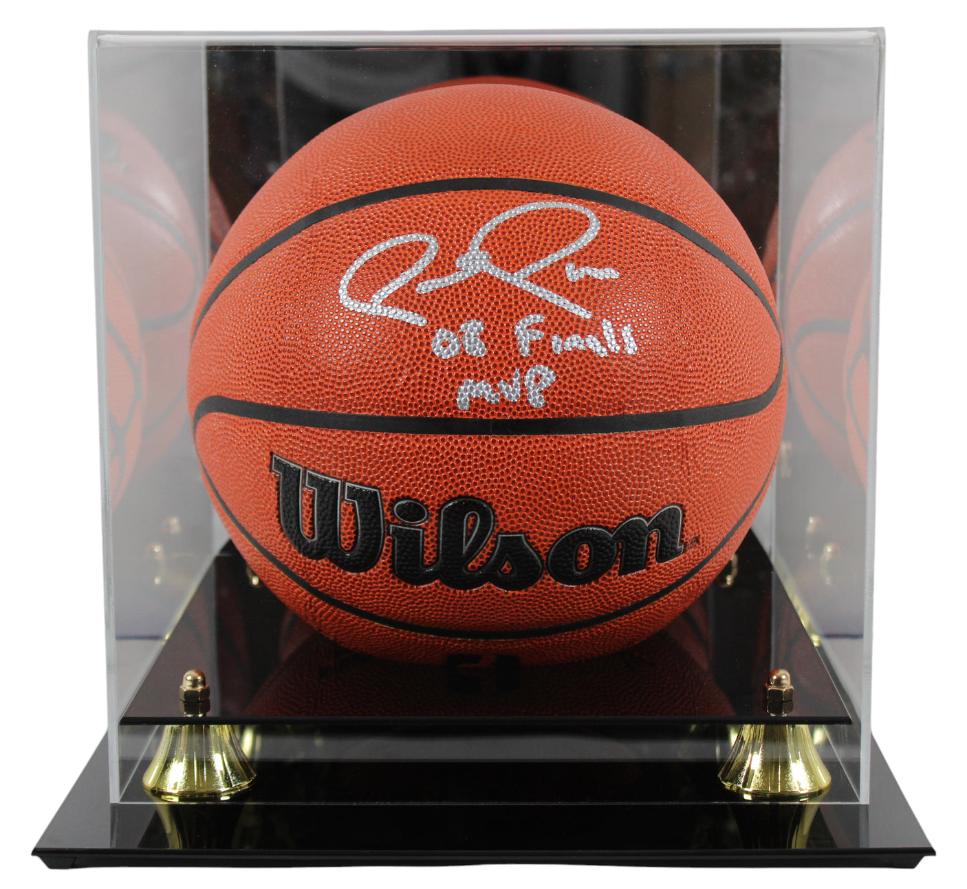 Celtics Paul Pierce "2008 Finals MVP" Signed Wilson Basketball w/ Case Fanatics