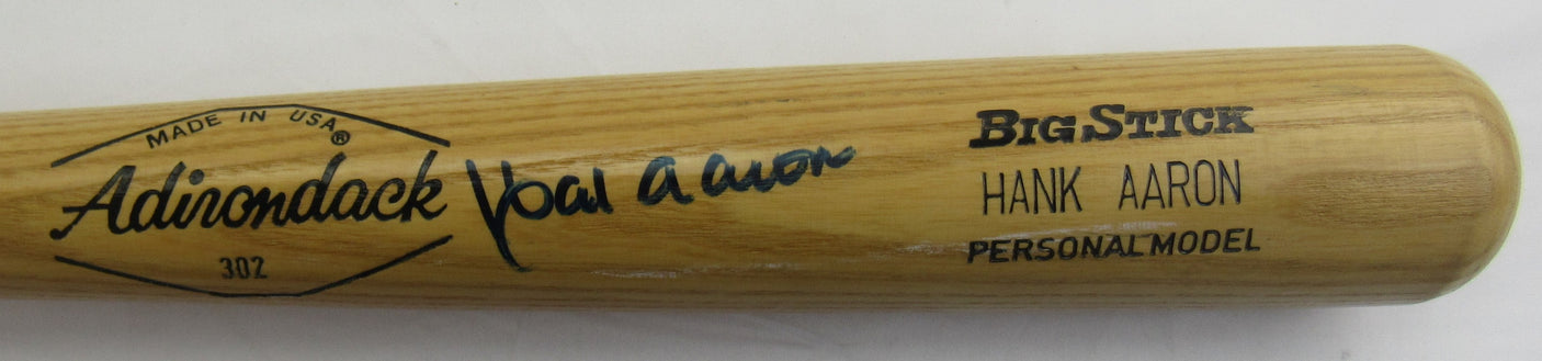 Hank Aaron Signed Auto Autograph Rawlings Baseball Bat JSA LOA YY45820