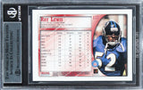 Ravens Ray Lewis Authentic Signed 1998 Bowman Chrome #172 Card BAS Slabbed