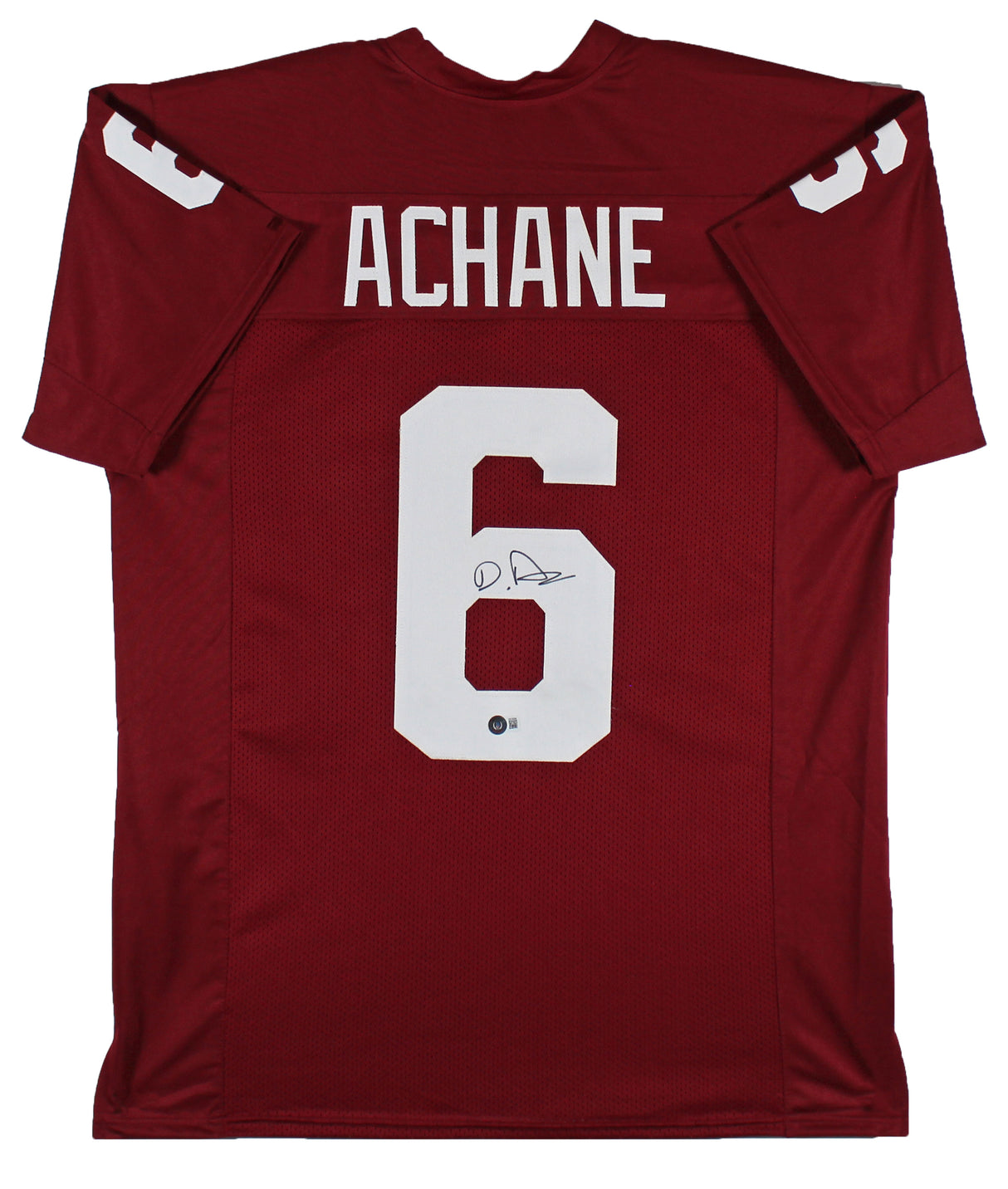 Texas A&M De'Von Achane Authentic Signed Maroon Pro Style Jersey BAS Witnessed