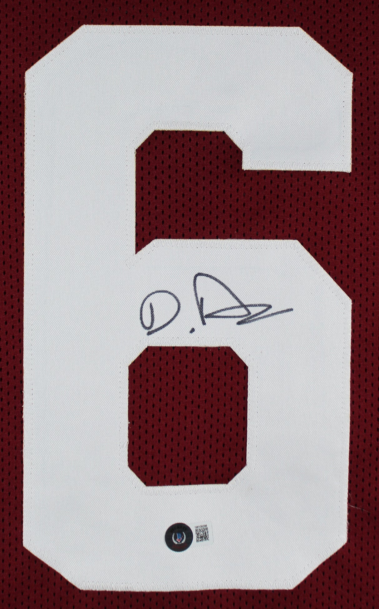 Texas A&M De'Von Achane Authentic Signed Maroon Pro Style Jersey BAS Witnessed