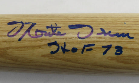 Monte Irvin Signed Auto Autograph Baseball Bat w/ HOF Insc JSA AX0951