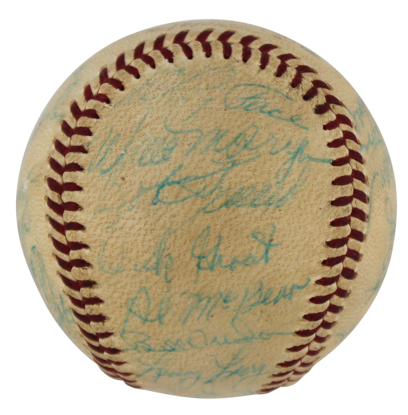 1961 Pirates (26) Clemente, Mazeroski Signed Giles Onl Baseball PSA/DNA #Q00838