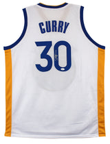 Stephen Curry Authentic Signed White Pro Style Jersey Autographed JSA