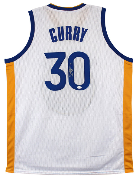 Stephen Curry Authentic Signed White Pro Style Jersey Autographed JSA