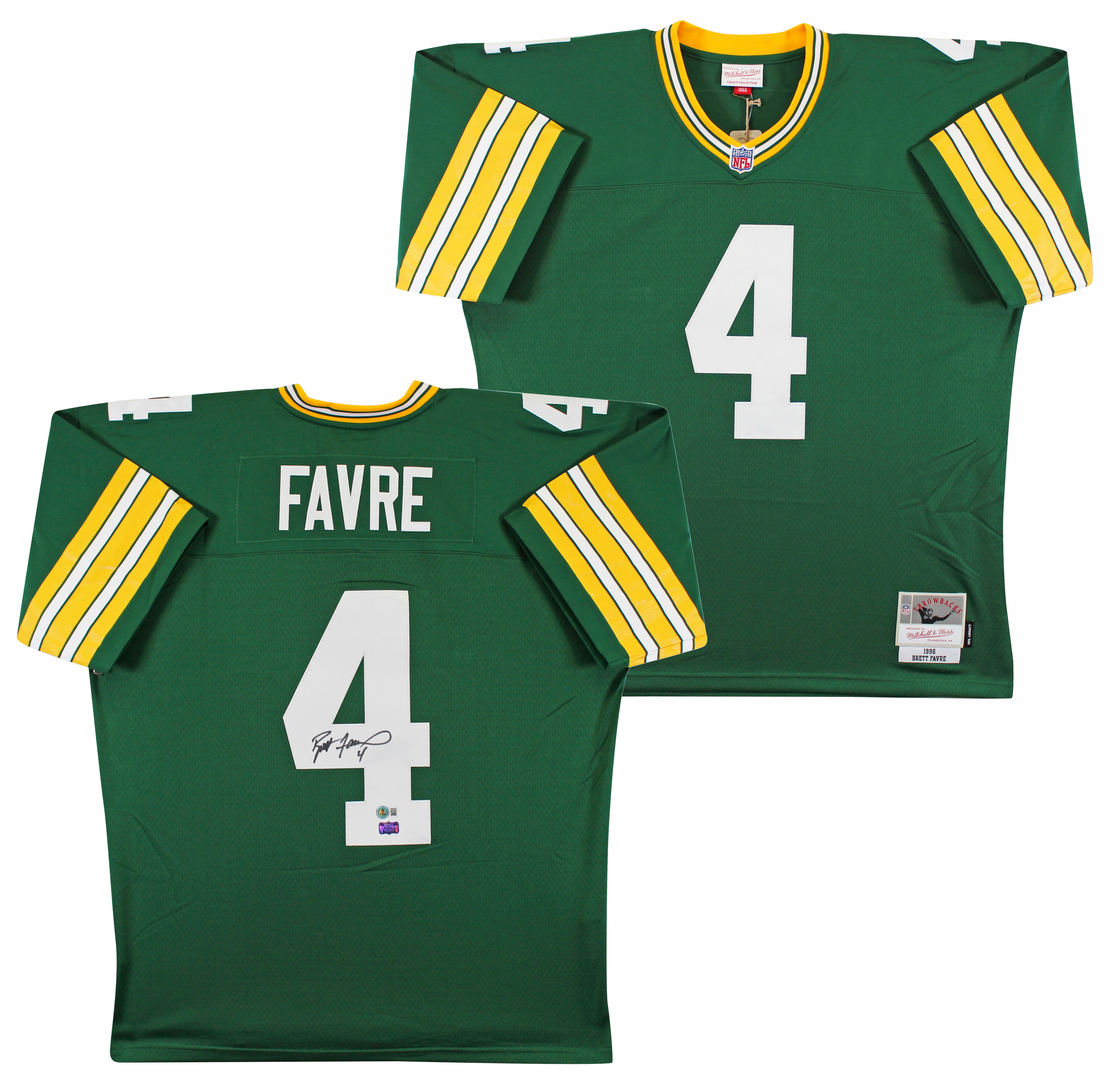 Mitchell & selling Ness Legacy Green Bay Packers 1996 Brett Favre Size Large MSRP $160