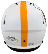 Steelers Jerome Bettis Signed Lunar Full Size Speed Rep Helmet w/ Case BAS Wit