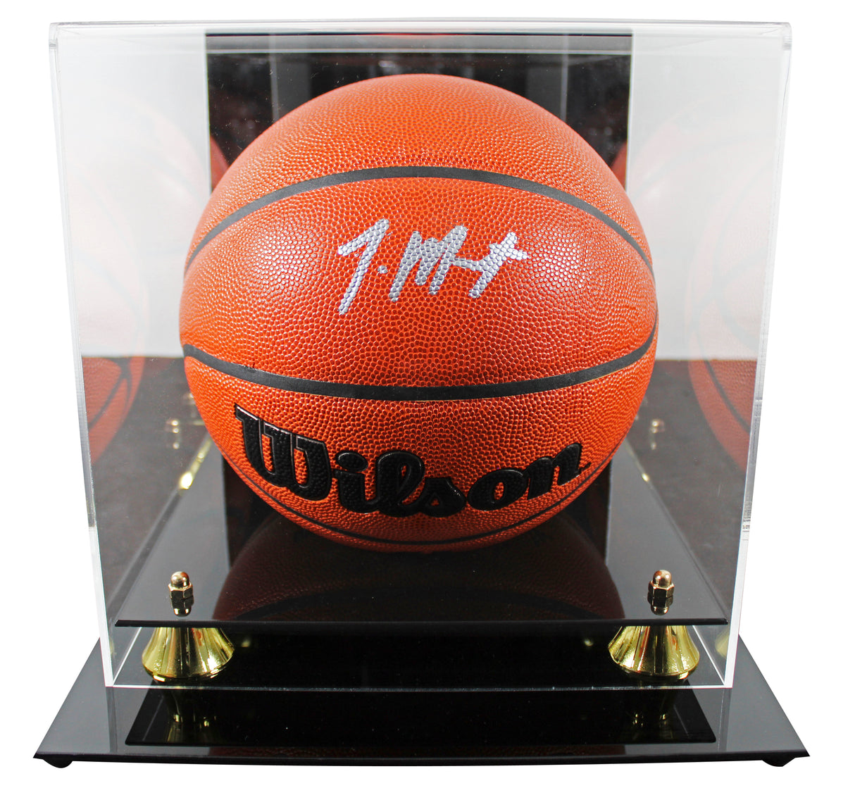 Grizzlies Ja Morant Authentic Signed Wilson Basketball w/ case Autographed BAS