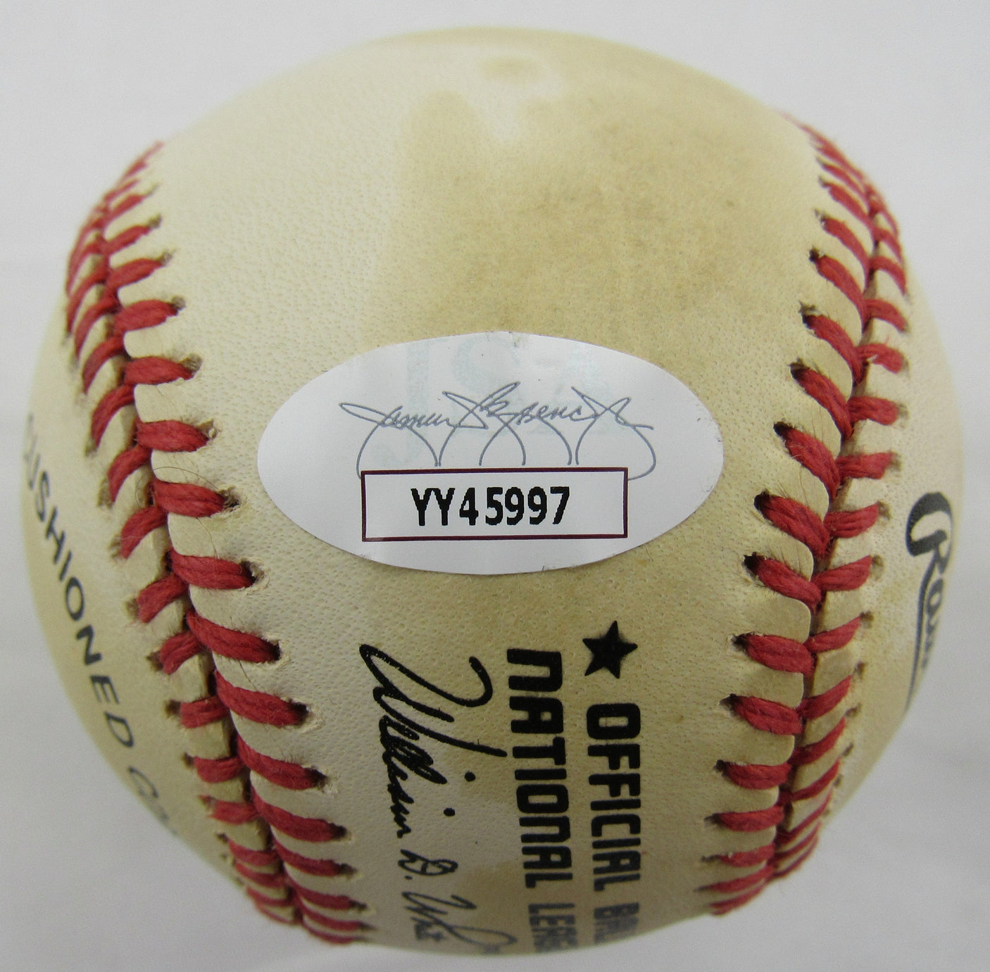 Hank Aaron Signed Auto Autograph Rawlings Baseball JSA LOA YY45997