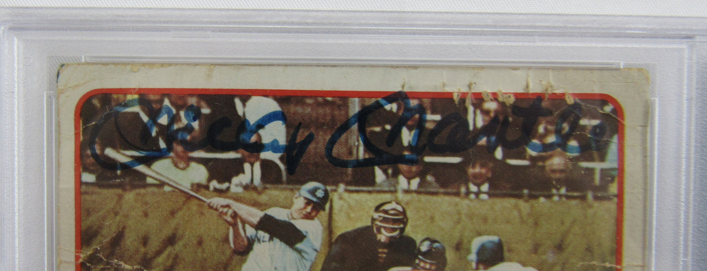 Mickey Mantle Signed Auto Autograph 1965 Topps Baseball Card PSA/DNA Encapsulated