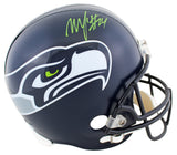 Seahawks Marshawn Lynch Authentic Signed Full Size Rep Helmet Autographed BAS