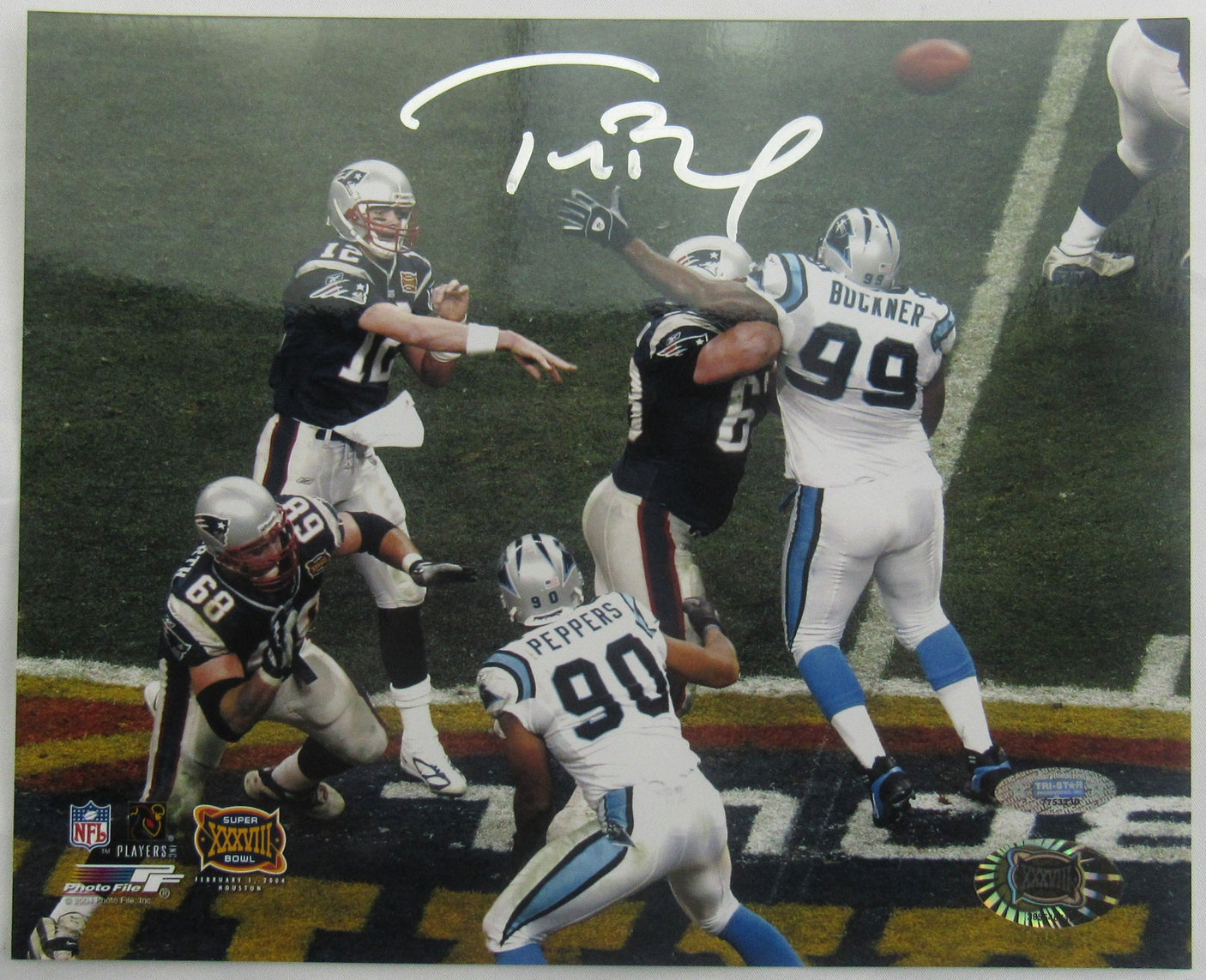 Tom Brady Signed Auto Autograph 8x10 Photo Tristar