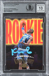 Timberwolves Kevin Garnett Signed 1995 Skybox Premium #233 RC Auto 10! BAS Slab