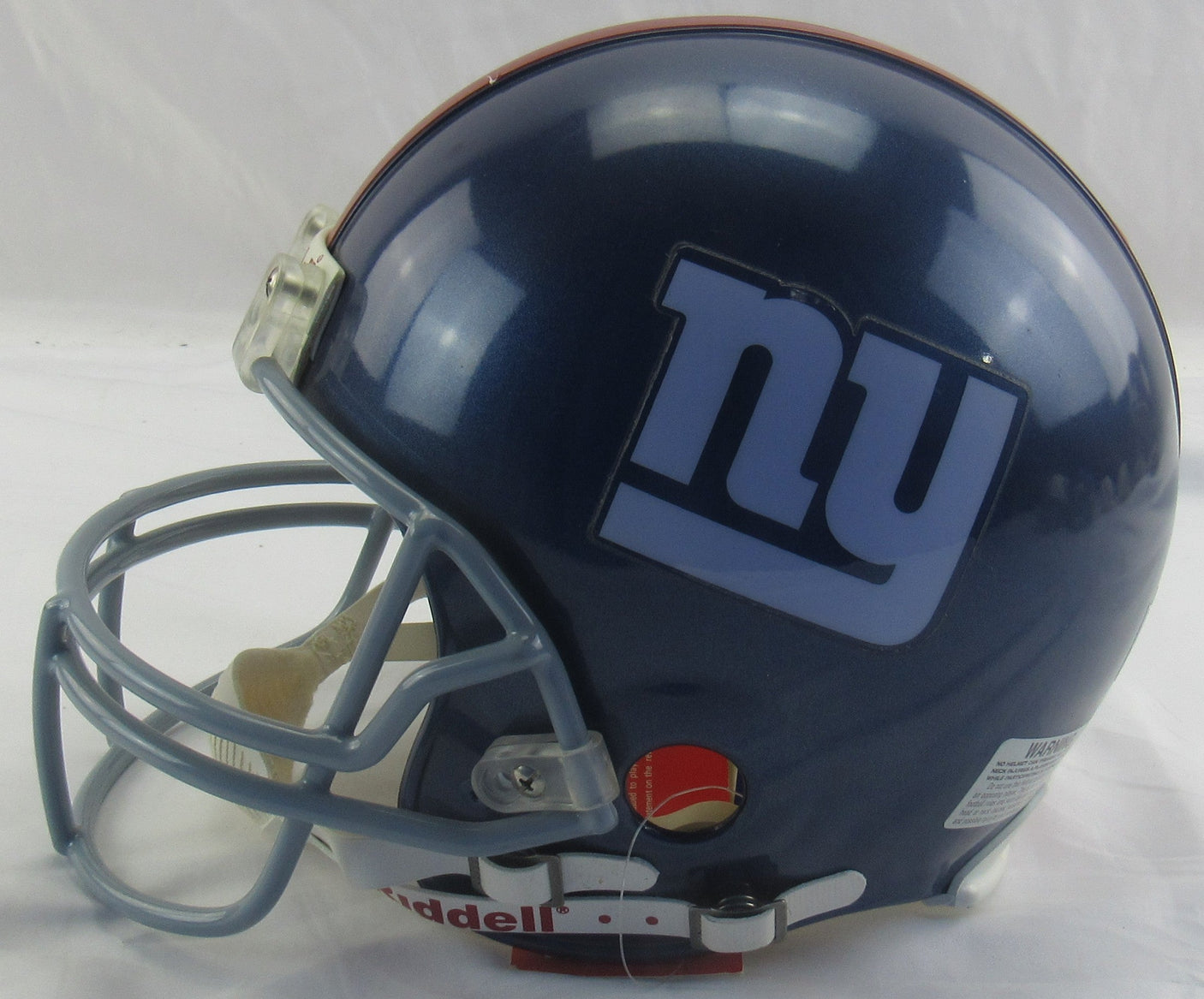 Tiki Barber Signed Full Size Riddell Giants Helmet Proline