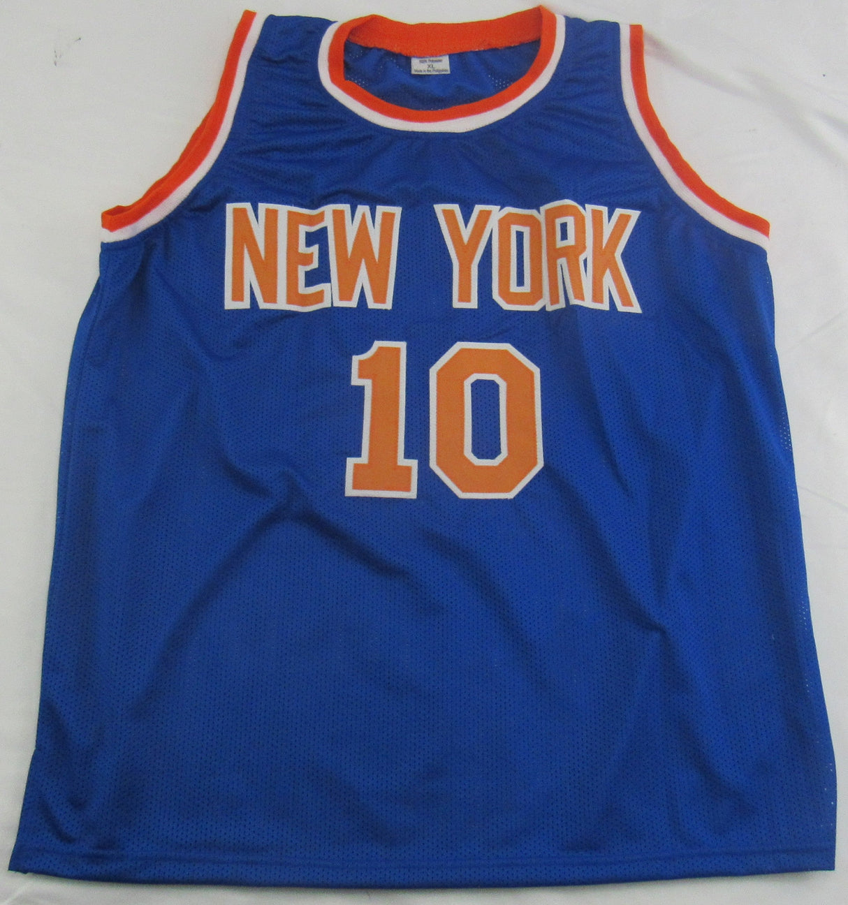 Walt Frazier Signed Auto Autograph Replica Knicks Jersey JSA Witness COA