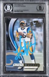 Rams Kurt Warner Authentic Signed 2000 Absolute #130 Card BAS Slabbed