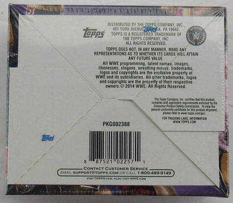 Topps WWE Road to Wrestlemania Trading Cards Sealed Box