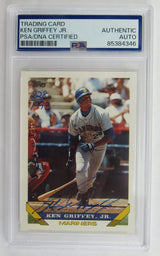 1993 Topps Ken Griffey Jr Signed Auto Autograph Encapsulated Baseball Card PSA/DNA