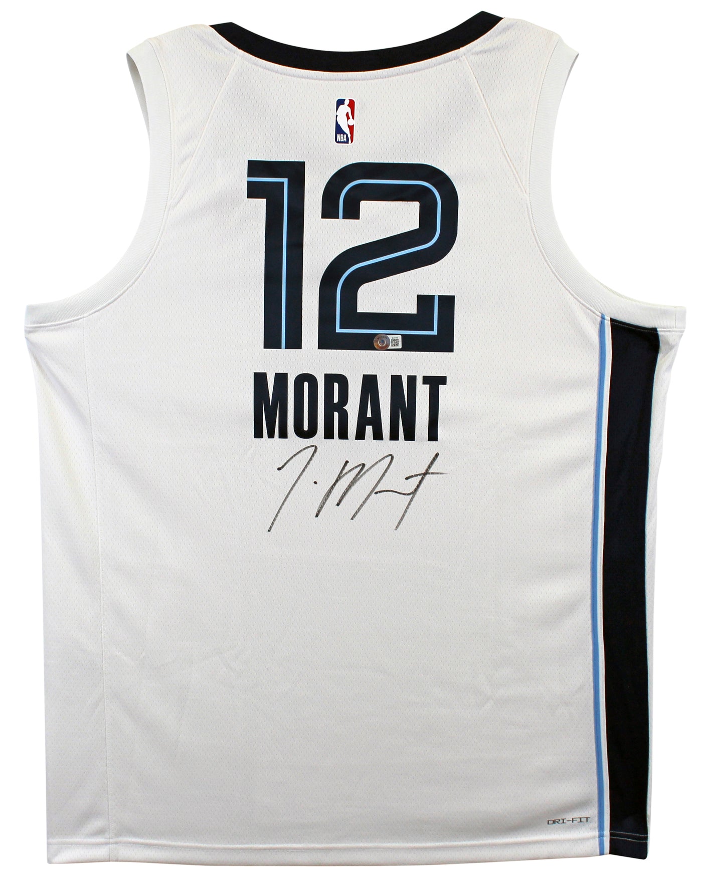 Grizzlies Ja Morant Authentic Signed White Nike Swingman Jersey BAS