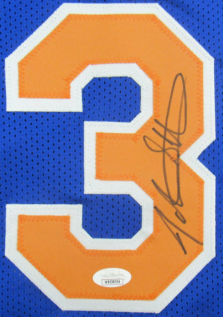 John Starks Signed Auto Autograph Replica Knicks Jersey JSA Witness COA