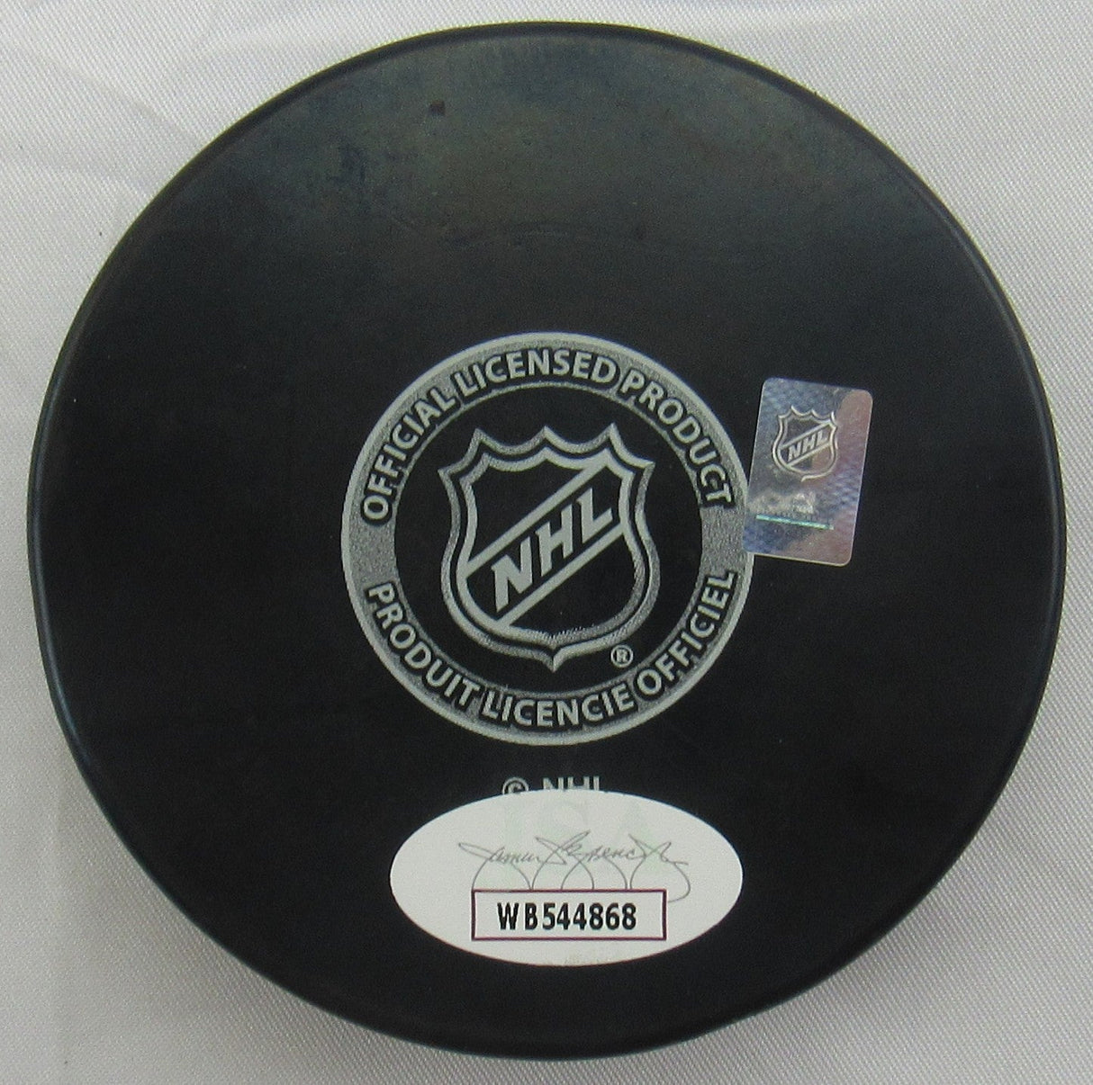 Pierre Turgeon Signed Auto Autograph Islanders Logo Hockey Puck w/ Insc JSA Witnessed