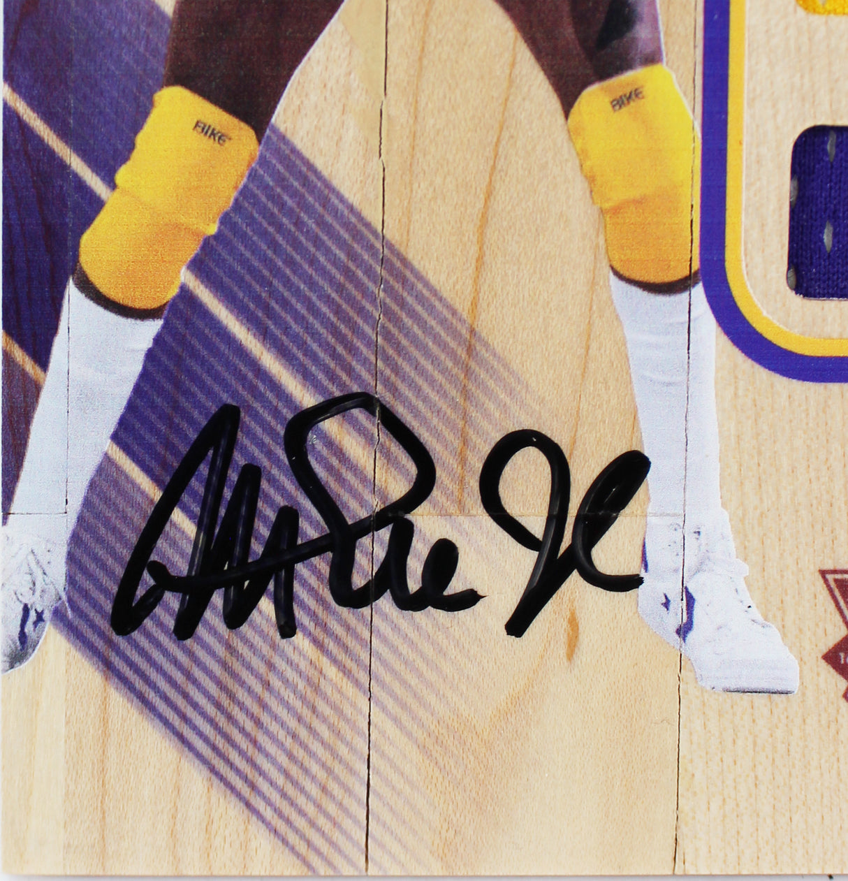 Lakers Magic Johnson Signed 5x7 Upper Deck Supreme Hard Court Card BAS #MJ17479