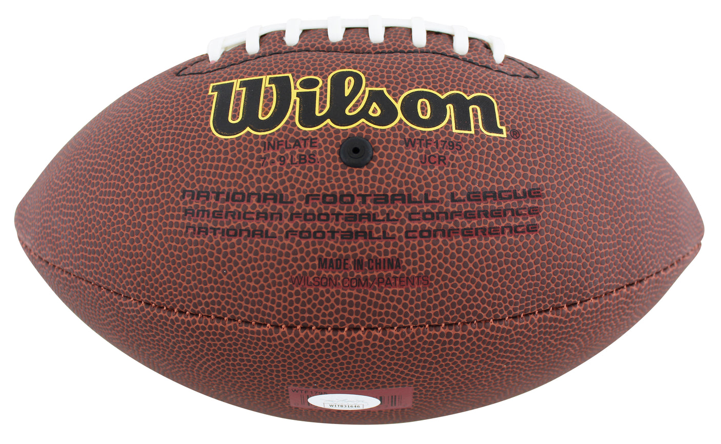 Falcons Michael Vick Authentic Signed Wilson Super Grip Nfl Football JSA Witness