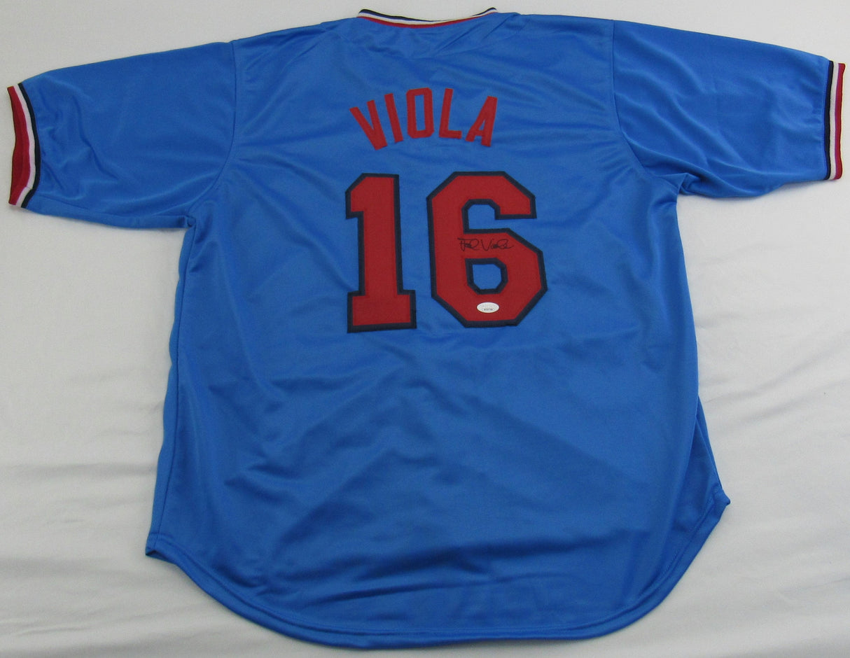 Frank Viola Signed Auto Autograph Replica Twins Jersey JSA Certified