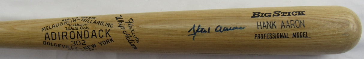 Hank Aaron Signed Auto Autograph Rawlings Baseball Bat JSA BB05471