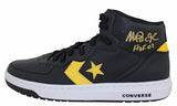 Lakers Magic Johnson "HOF 02" Signed Converse Weapon Left Shoe BAS #MJ14606