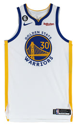 Warriors Stephen Curry Photo Matched 4/17/23 Game Worn White Nike Jersey NBA LOA