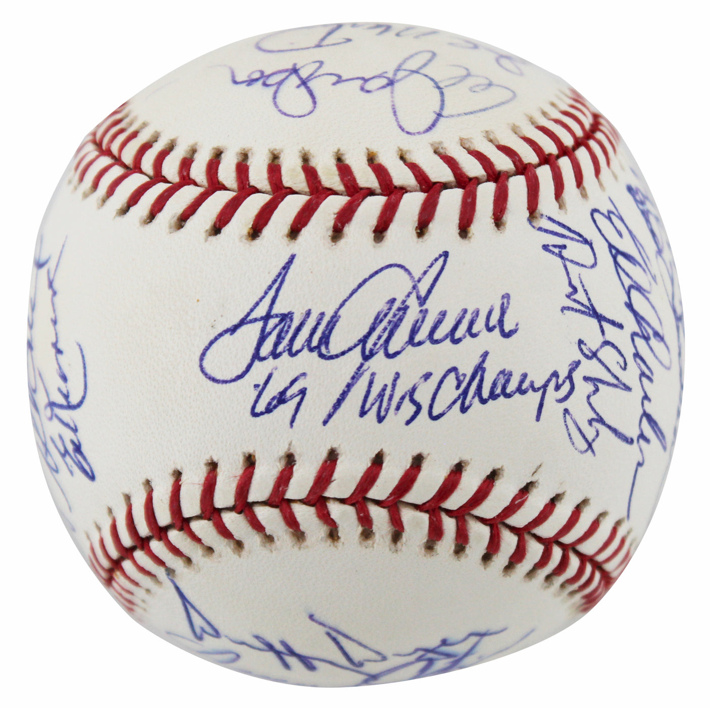 1969 Mets (19) Charles, Harrelson, Seaver +16 Signed Oml Baseball MLB #LH224023