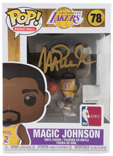 Lakers Magic Johnson Signed NBA HWC #78 Funko Pop Vinyl Figure w/ Gold Sig BAS