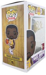 Lakers Magic Johnson Signed NBA HWC #78 Funko Pop Vinyl Figure w/ Gold Sig BAS