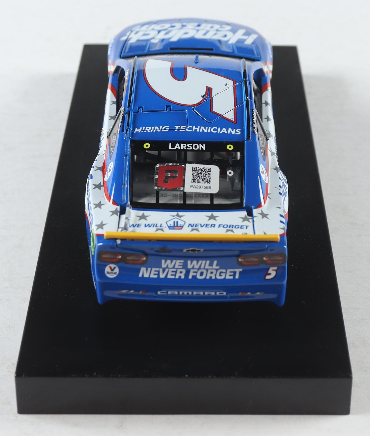 Kyle Larson Autographed 2021 9/11 Tribute Diecast | 1:24 Scale (Limited Edition)