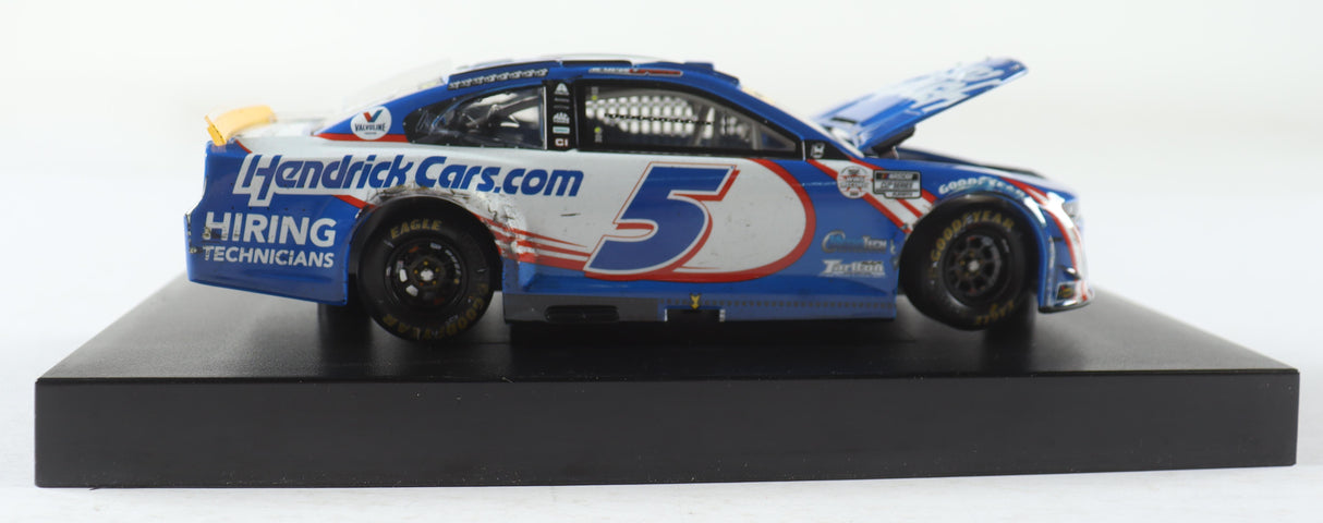 Kyle Larson Signed 2021 Kansas Win NASCAR #5 Diecast 1:24 (COA)