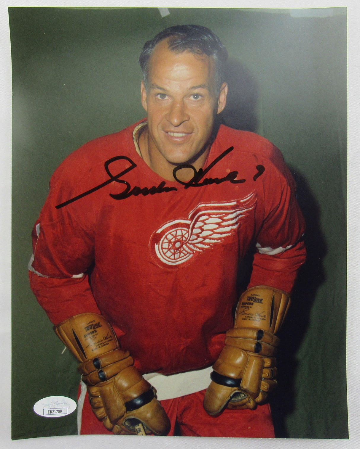 Gordie Howe Signed Auto Autograph 8x10 Photo JSA CB21709