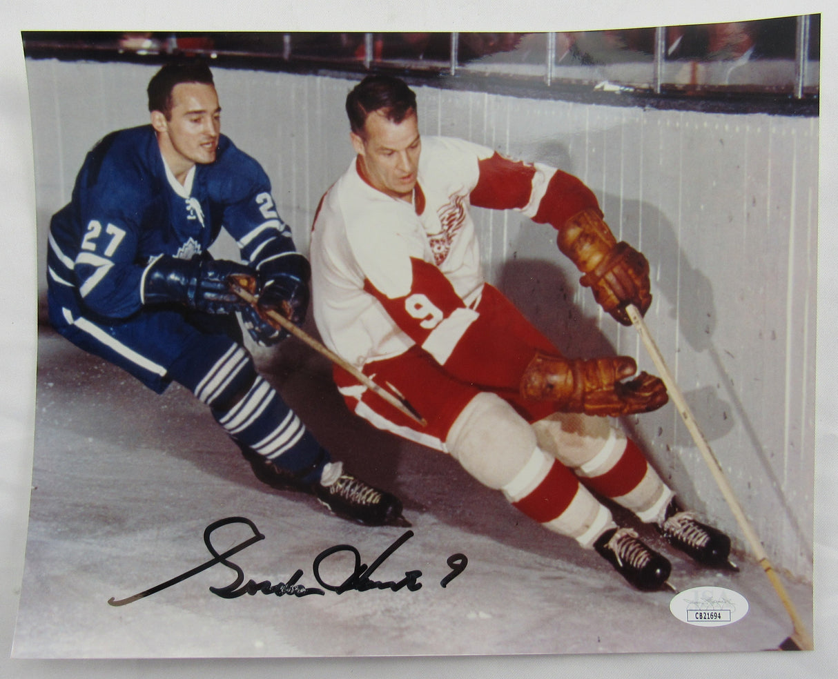 Gordie Howe Signed Auto Autograph 8x10 Photo JSA CB21694