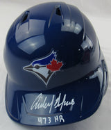 Carlos Delgado Signed Full Size Blue Jays Batting Helmet JSA Witness COA