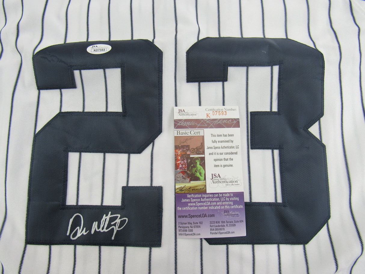 Don Mattingly Signed Auto Autograph Jersey JSA K07593