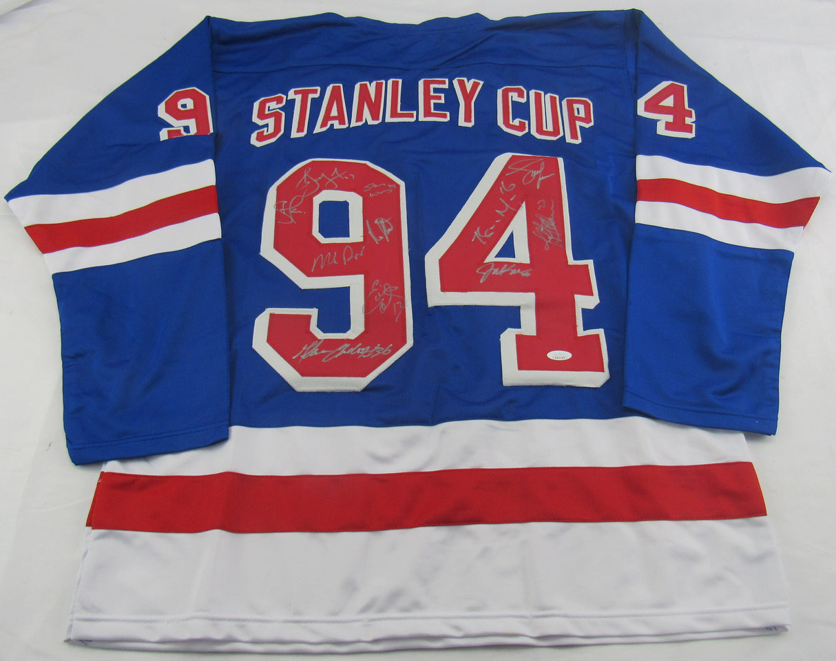 1994 Stanley Cup Reunion Jersey Alexei Kovalev + Many More Signed Auto Autograph Jersey JSA WB101265