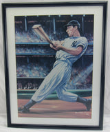 Joe DiMaggio Signed Auto 18x23 Framed Photo JSA LOA BB31826