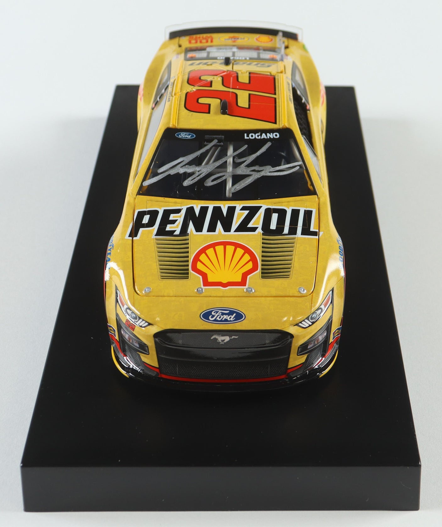 Joey Logano Signed 2023 Shell Penske 100 Wins NASCAR Diecast (1:24, Limited Edition)