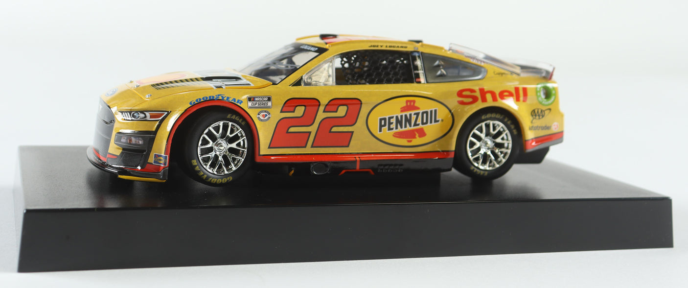 Joey Logano Signed 2023 Shell Penske 100 Wins NASCAR Diecast (1:24, Limited Edition)