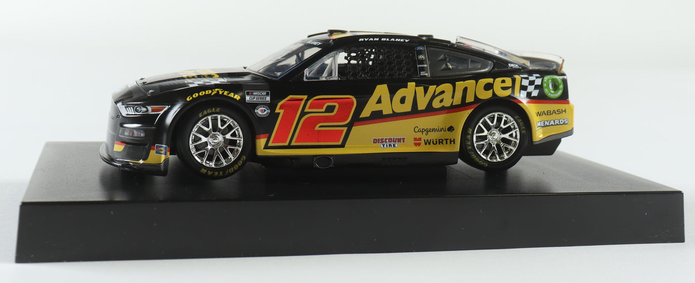 Ryan Blaney Autographed 2023 Advanced Auto Parts 1:24 Diecast Car – Limited Edition