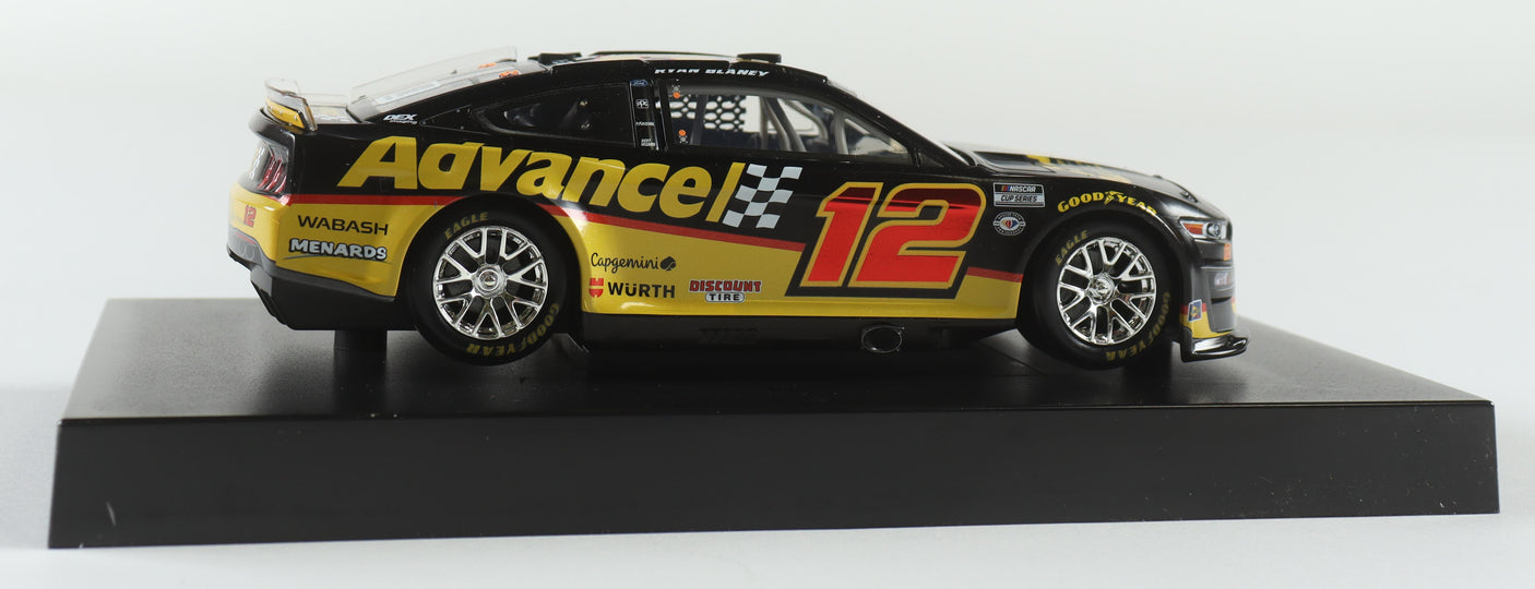 Ryan Blaney Autographed 2023 Advanced Auto Parts 1:24 Diecast Car – Limited Edition