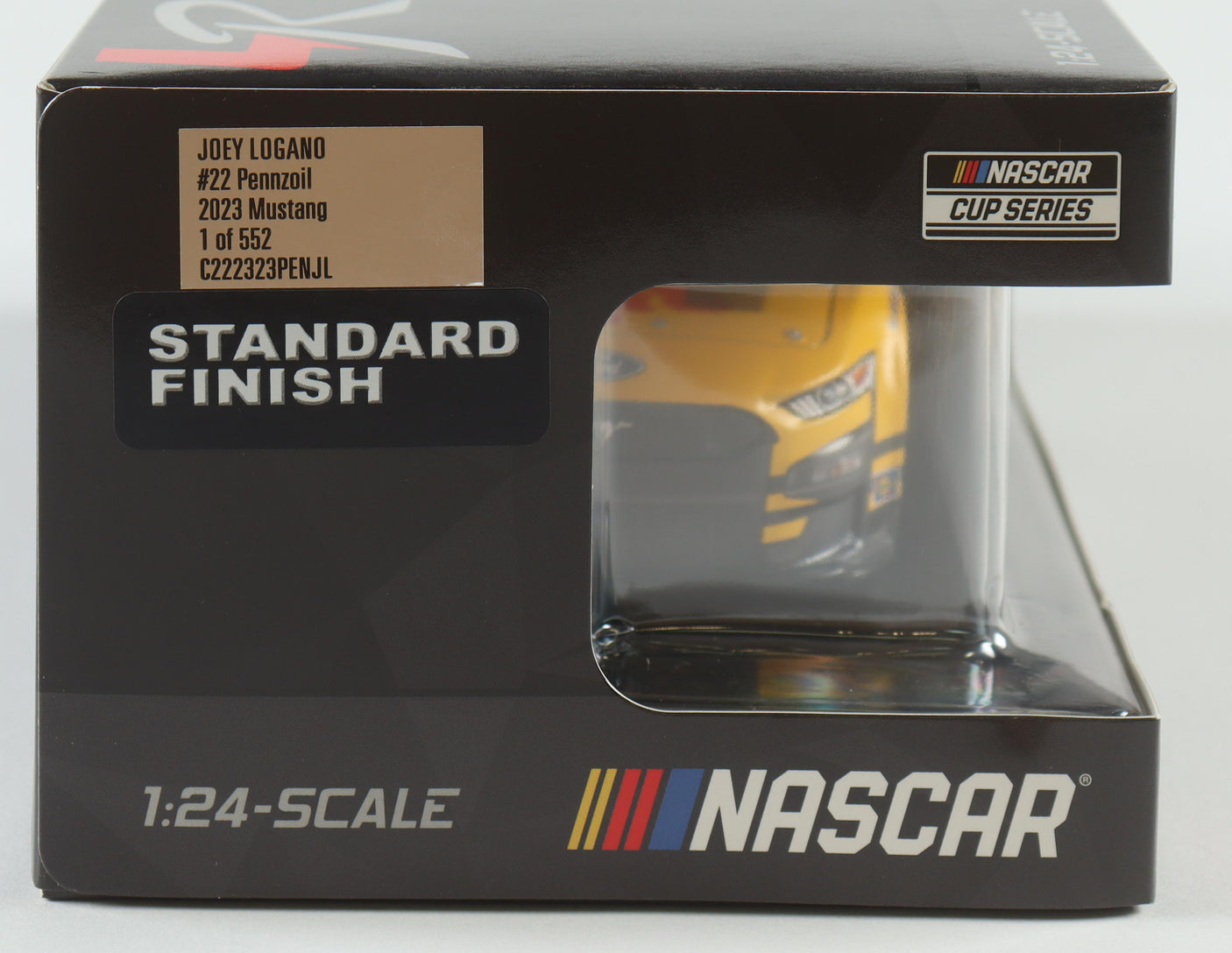 Joey Logano Signed 2023 Pennzoil 1:24 Diecast Car (PA)