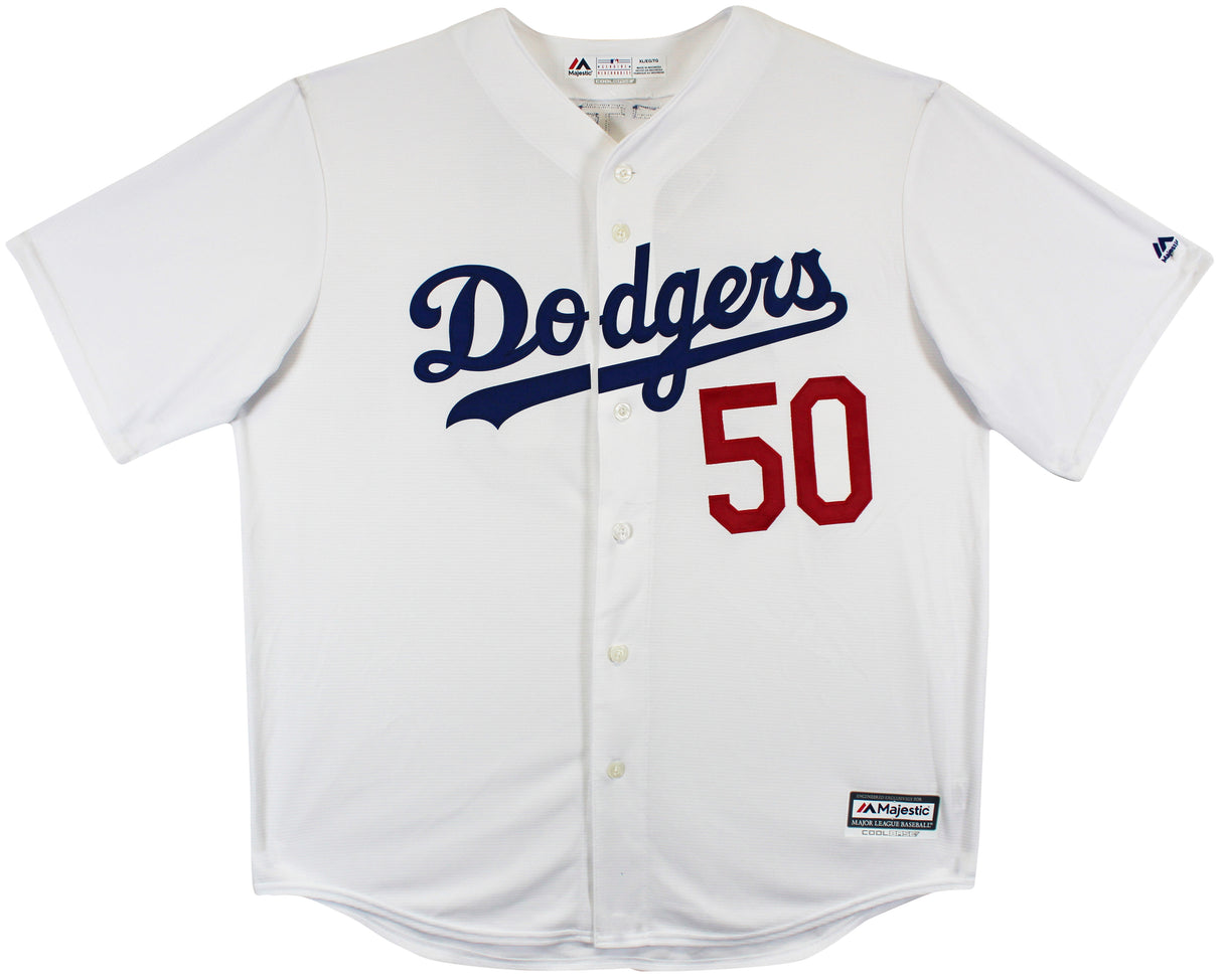 Dodgers Mookie Betts Authentic Signed White Majestic Cool Base Jersey JSA Wit